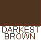 DARKEST BROWN borders on OFF BLACK                          