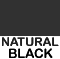 Natural dark black - not jet                                