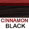 OFF BLACK with HL's of cinnamon and auburn                  