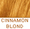 Color of cinnamon accented with dark blond                  