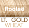 Medium & Light Wheat Blonds-NO red tones-DARK ROOTS         