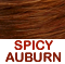 Hot Auburn Blend of Warm Brown and Spicy Red.               