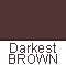 Rich dark brown - does not appear black                     