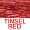 Bright lipstick red shimmering w/tinsel                     