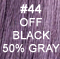 Salt & Pepper - off black w/ 50% gray                       